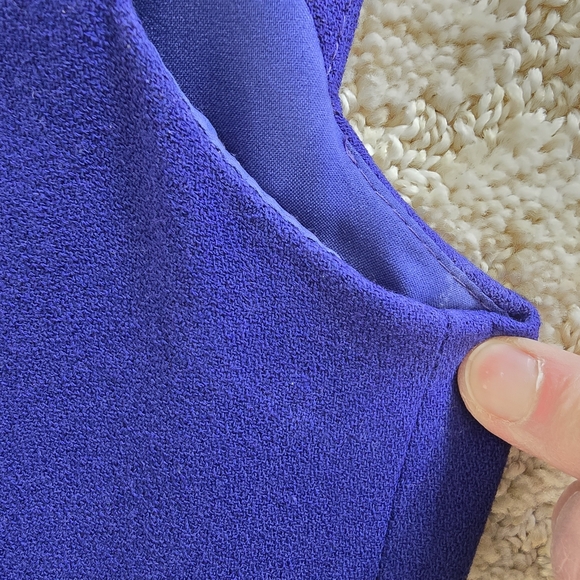 LK Bennett Womens SS Dress, Royal Blue S - Picture 2 of 3